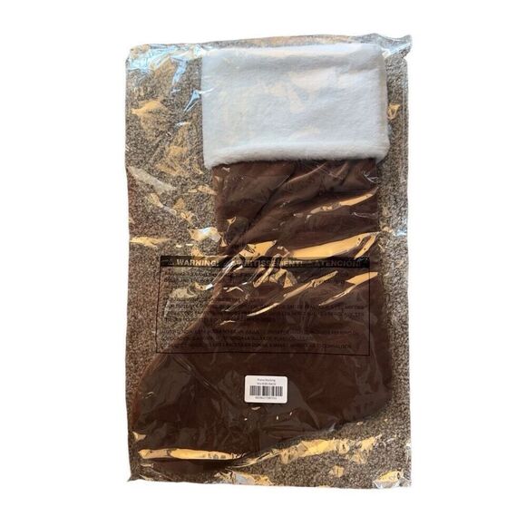 Taylor Swift Acoustic Piano Collection Holiday Stocking NWT Brown Velvet Floral - Picture 6 of 7